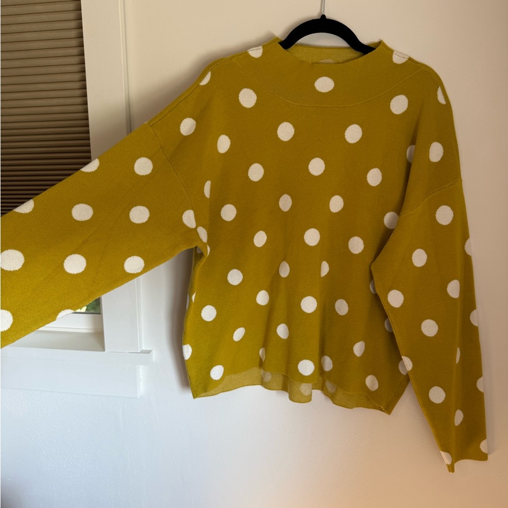 Polkadot fall sweater
